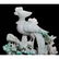 PAIR OF CHINESE CARVED JADE PHEASANT BIRDS, WOODEN - 6