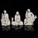 CHINESE GLAZED PORCELAIN SET OF 9 BLANC DE CHINE - 2