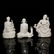 CHINESE GLAZED PORCELAIN SET OF 9 BLANC DE CHINE - 3
