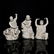 CHINESE GLAZED PORCELAIN SET OF 9 BLANC DE CHINE - 5