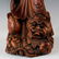 HAND CARVED WOODEN FIGURE OF GUAN YIN - 12