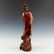 HAND CARVED WOODEN FIGURE OF GUAN YIN - 14