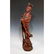 HAND CARVED WOODEN FIGURE OF GUAN YIN - 9