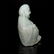 CHINESE SEATED SMILING PORCELAIN BUDDHA - 4