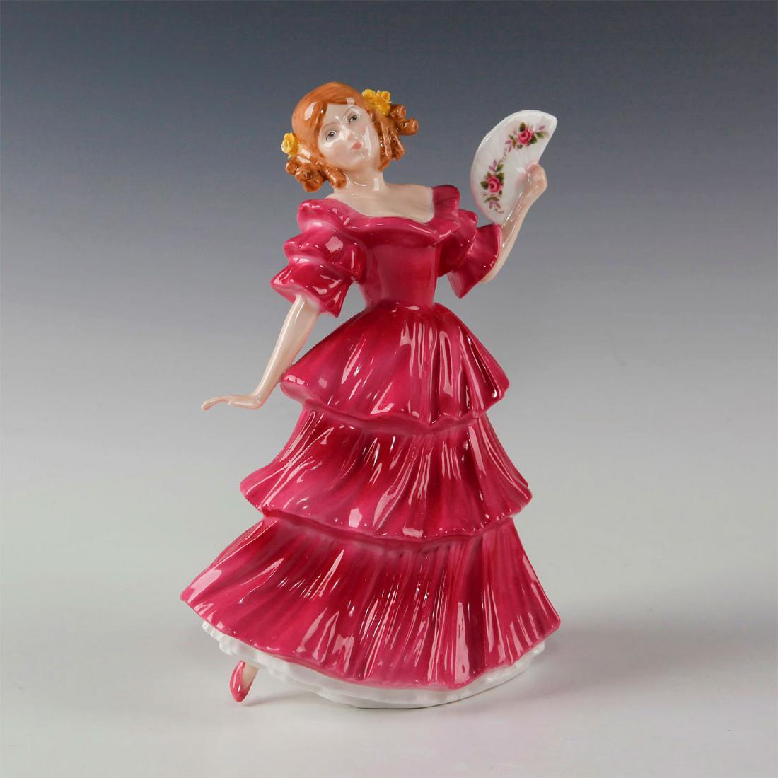 ROYAL DOULTON FIGURINE, JENNIFER HN3447: Figure of the Year 1994. Signed, stamped Doulton to bottom. Artist: Peter Gee Issued: 1994 Dimensions: 7.25"H Manufacturer: Royal Doulton Country of Origin: England