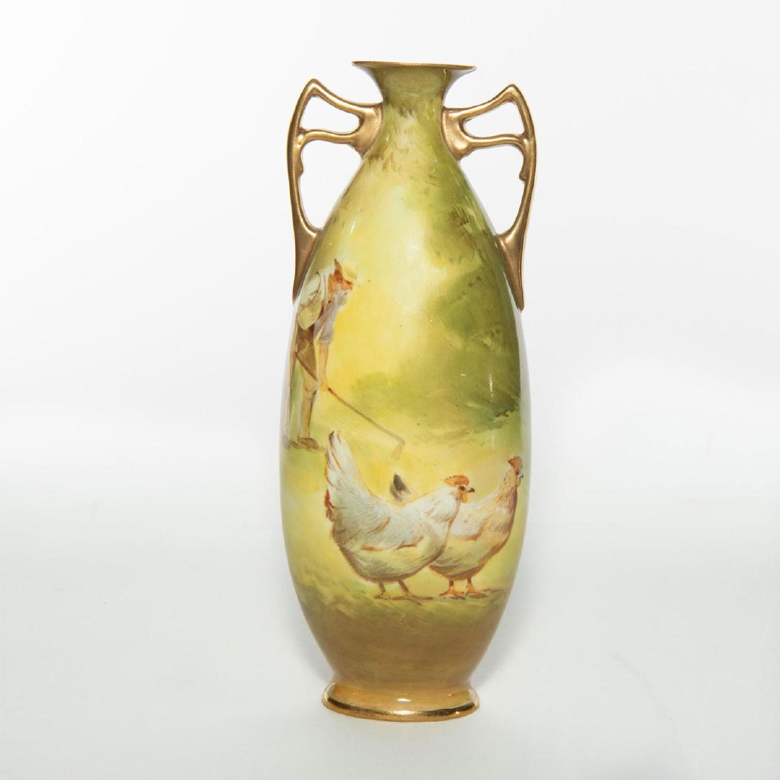 ROYAL DOULTON DOUBLE HANDLED VASE (1 of 5)