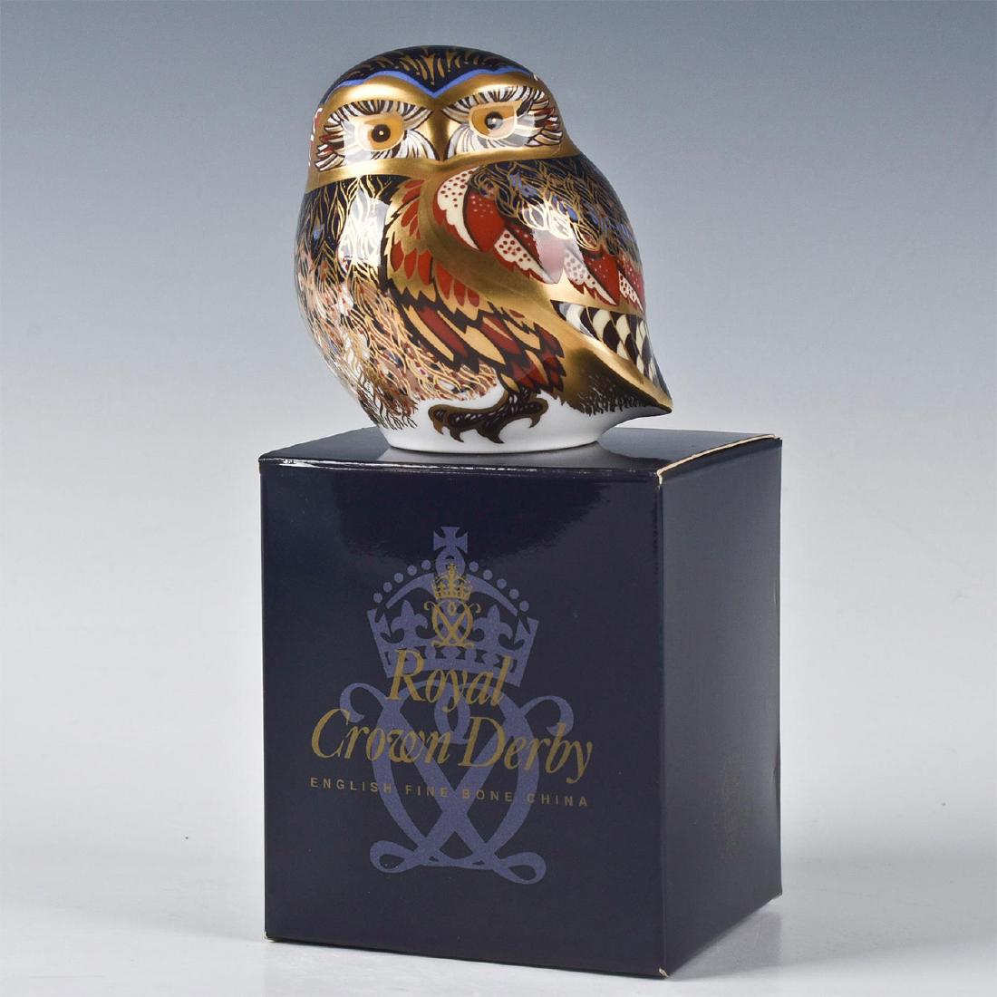 ROYAL CROWN DERBY BIRD FIGURINE, LITTLE OWL Jul 13, 2019 Whitley's Auctioneers in FL