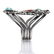 NATIVE AMERICAN SILVER TURQUOISE CORAL BRACELET - 4