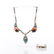 STERLING FRANK YAZZIE NECKLACE; SILVER CUFF W. STONES - 2