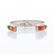 ED CHISCILLIE NAVAJO TURQUOISE MALACHITE CORAL JET CUFF - 4