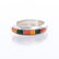 ED CHISCILLIE NAVAJO TURQUOISE MALACHITE CORAL JET CUFF - 6