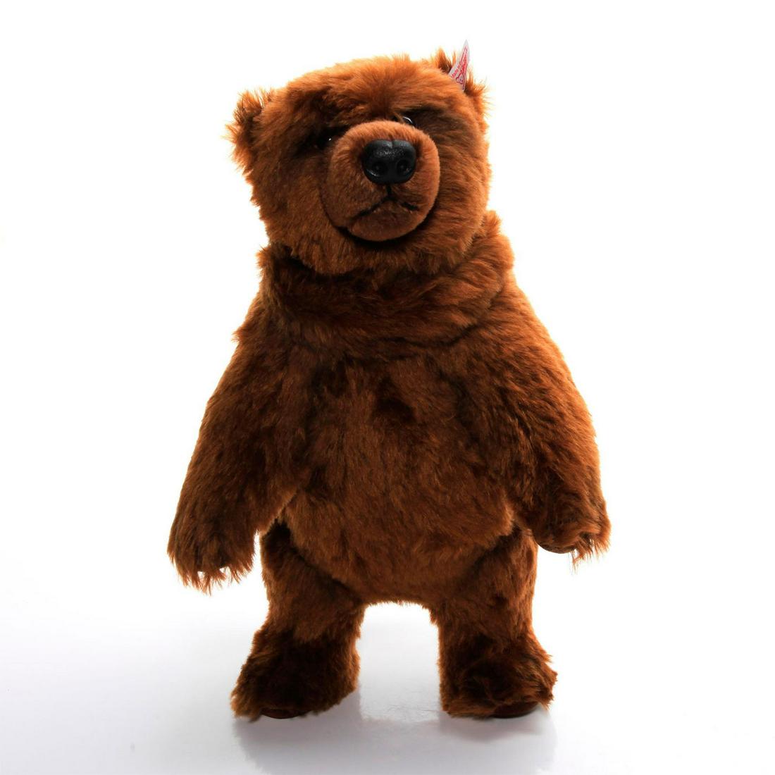STEIFF KODIAK BEAR 667008, 2003: Limited edition of 1,500. Includes ear button and white tag. Issued: 2003 Dimensions: 15.5"H Manufacturer: Steiff Country of Origin: Germany