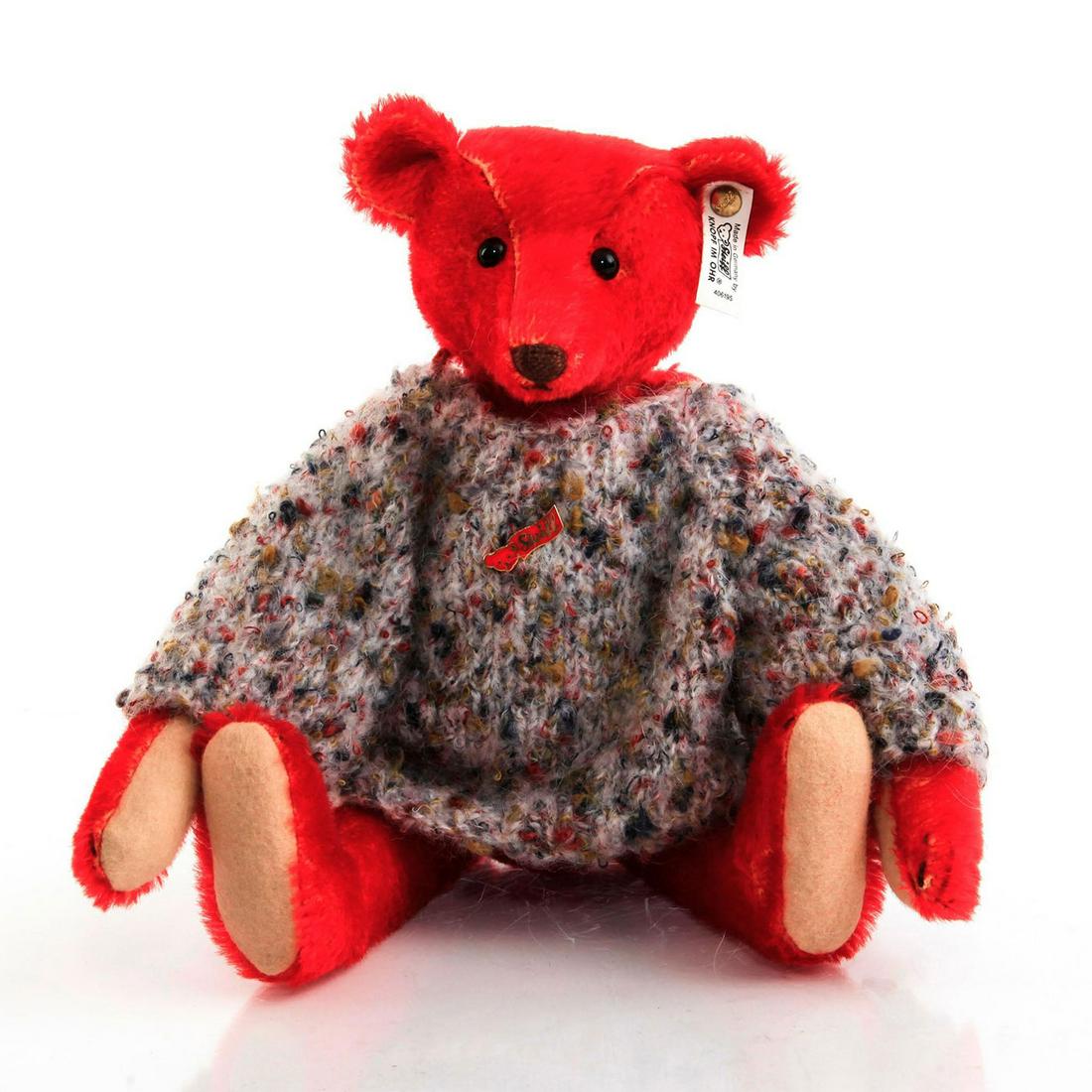 STEIFF RED ALFONZO BEAR (1 of 6)
