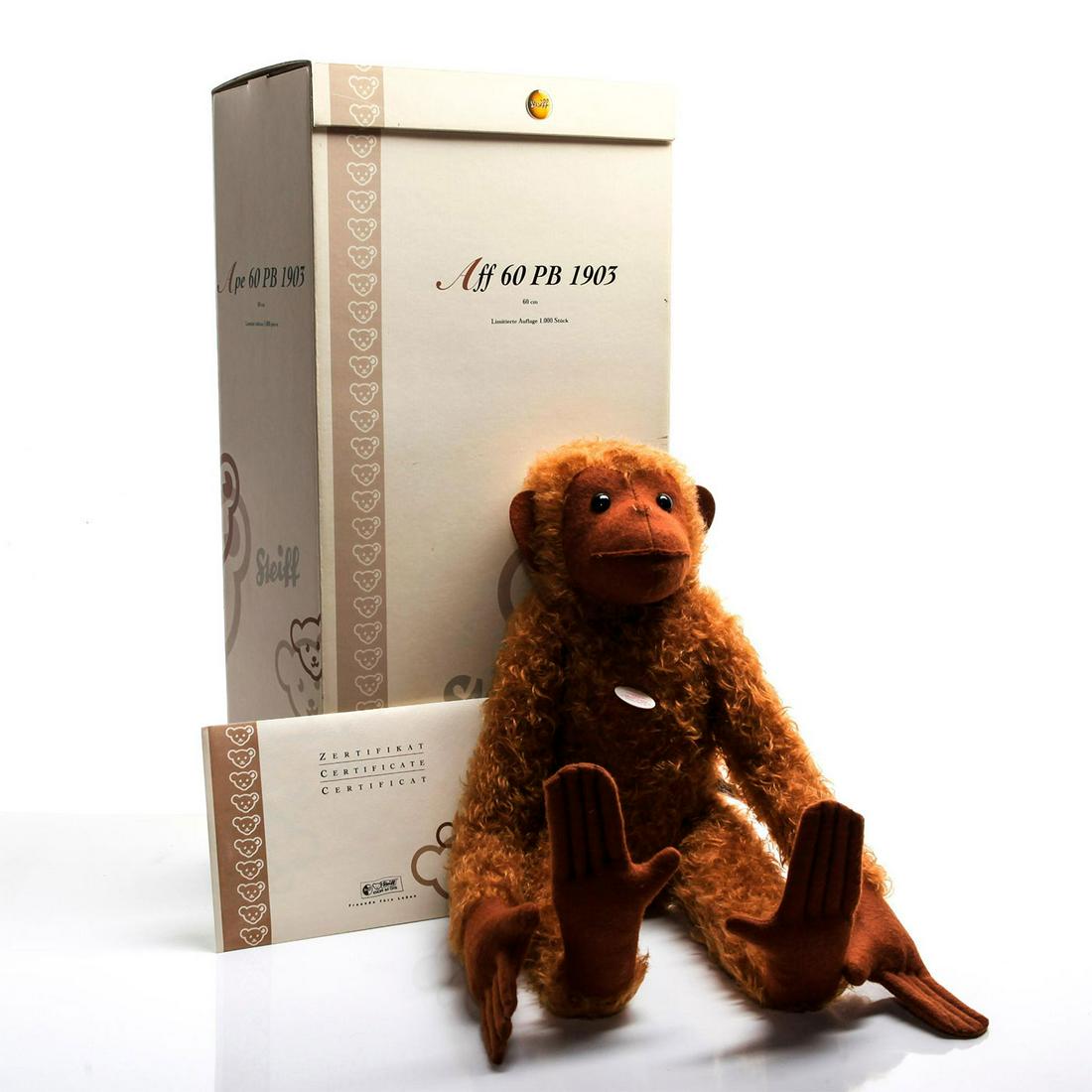 LARGE STEIFF REPLICA APE 60 PB 1903 400476, 2004 (1 of 8)