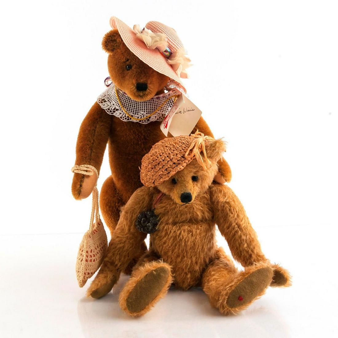 SET OF 2 PLUSH ARTICULATED TEDDY BEARS (1 of 5)