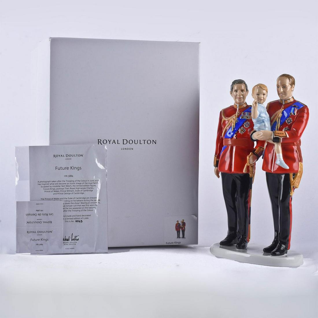 ROYAL DOULTON FIGURINE, FUTURE KINGS HN5884 (1 of 6)