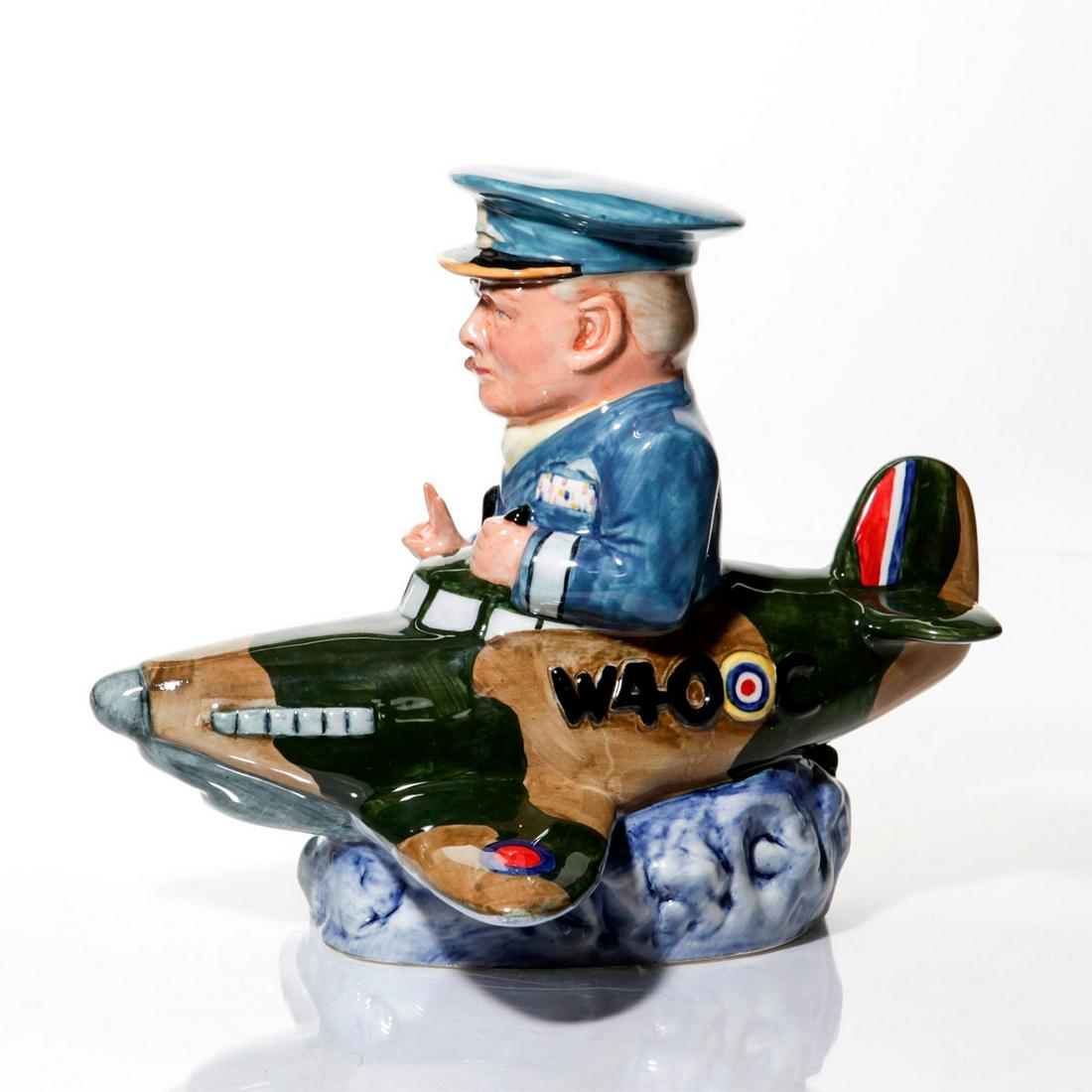 BAIRSTOW MANOR FIGURINE, WINSTON CHURCHILL SPITFIRE (1 of 3)