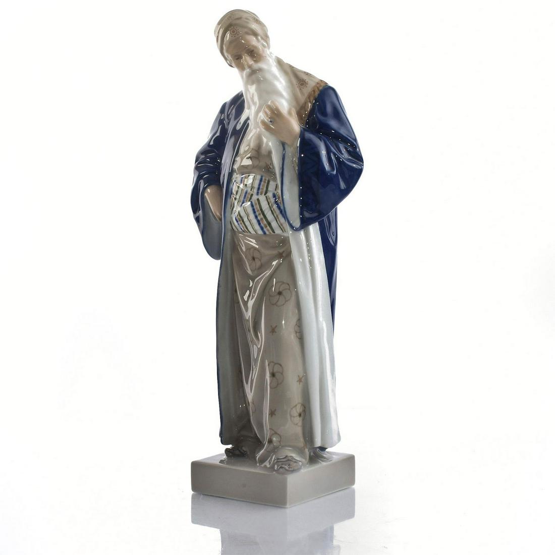 LARGE ROYAL COPENHAGEN FIGURINE, NATHAN THE WISE 1413 (1 of 5)