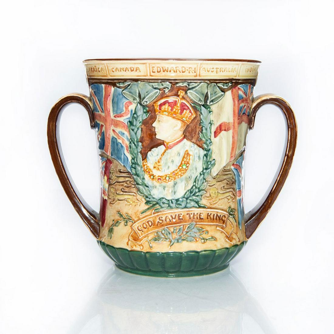 ROYAL DOULTON CORONATION LOVING CUP, KING EDWARD VIII (1 of 4)