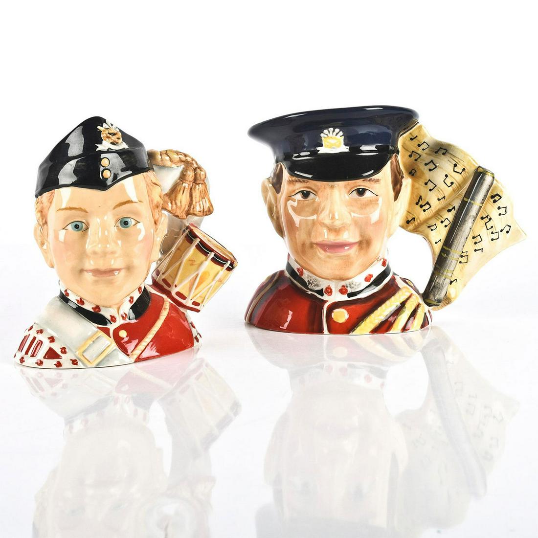 SET OF 2 SMALL ROYAL DOULTON NOSTALGIA CHARACTER JUGS (1 of 4)