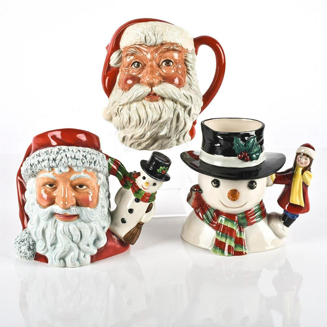 SET OF 3 LARGE ROYAL DOULTON CHRISTMAS CHARACTER JUGS (1 of 5)