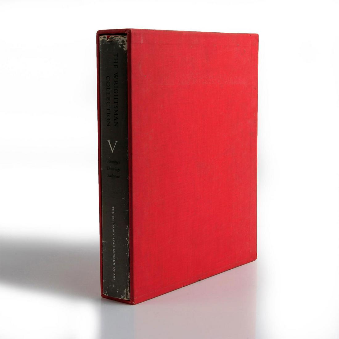 WRIGHTSMAN COLLECTION, PAINTINGS; DRAWINGS; SCULPTURE: Dust jacket, hardcover, written by Everett Fahy, F.J.B. Watson. Metropolitan museum of Art, Greenwich, 1973. hardcover. Dust Jacket. Volume V: Paintings, Drawings & Sculpture. 260 illustrations, inclu