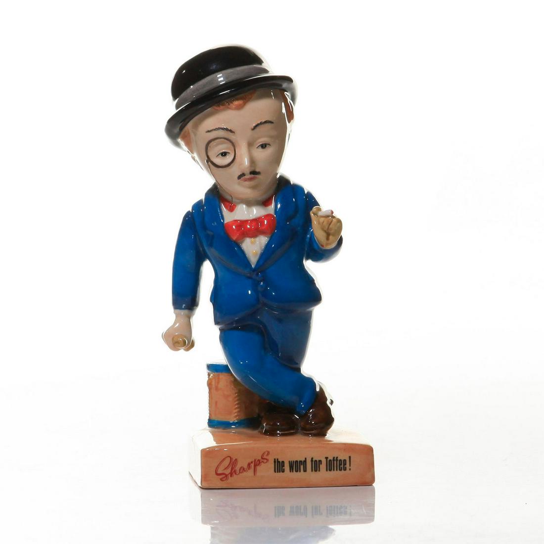 ROYAL DOULTON ADVERTISING FIGURINE, SIR KREEMY KNUT: Limited edition 1974 of 2000. AC 3. SHARPS THE WORD FOR TOFFEE on the base. Issued: 1999 Dimensions: 6"H Edition Number: 1974 Edition Size: 2000 Manufacturer: Royal Doulton Country of Origin: England