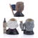 3 SMALL ROYAL DOULTON MEN OF HISTORY CHARACTER JUGS - 2