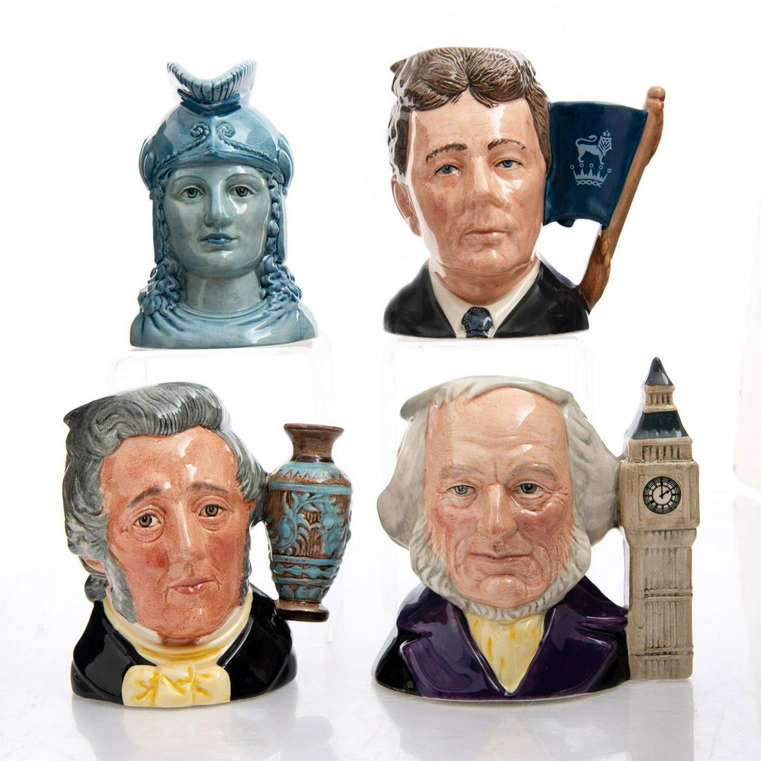 ROYAL DOULTON CHARACTER JUGS THREE DOULTONS & BRITTANIA (1 of 3)
