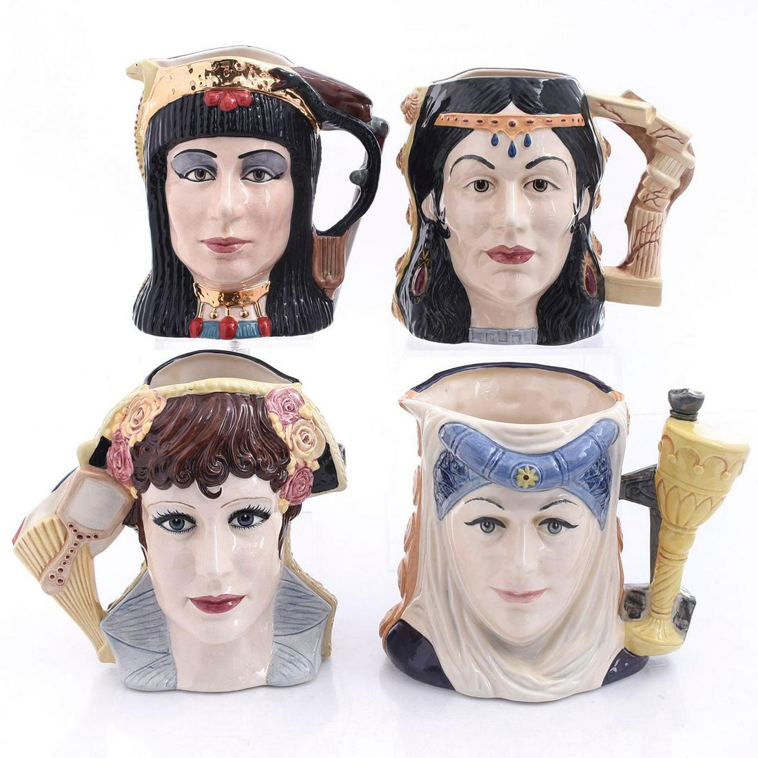 4 LG ROYAL DOULTON STAR CROSSED LOVERS CHARACTER JUGS (1 of 3)