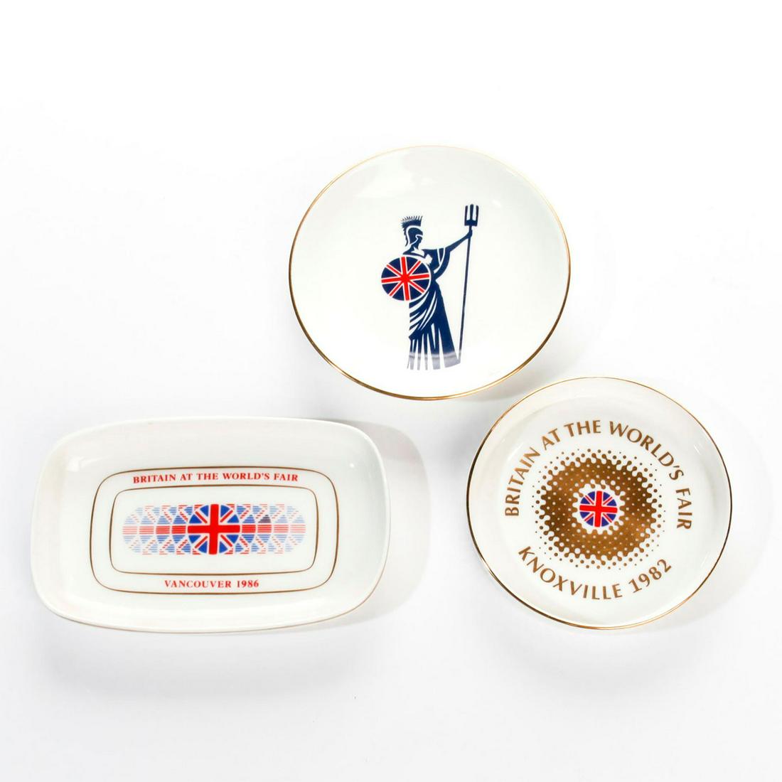ROYAL DOULTON WORLDS FAIR ADVERTISING TRAYS (1 of 3)