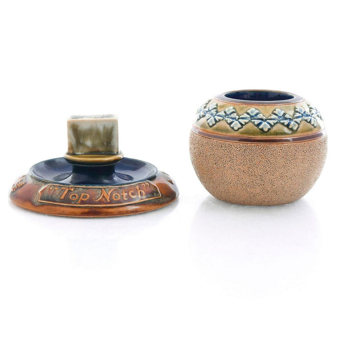 2 DOULTON LAMBETH TOBACCIANA ADVERTISING PIECES (1 of 6)