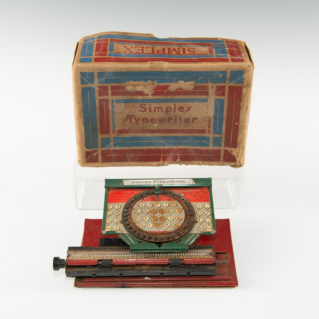 SIMPLEX TYPEWRITER MACHINE MODEL A (1 of 5)