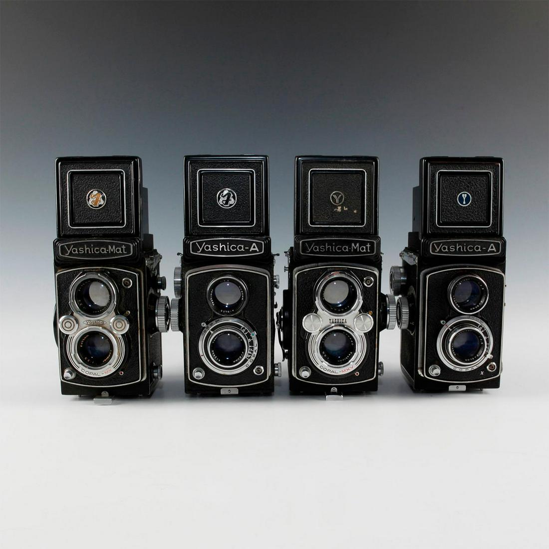 4 VINTAGE YASHICA TWIN LENS REFLEX FILM CAMERAS (1 of 5)