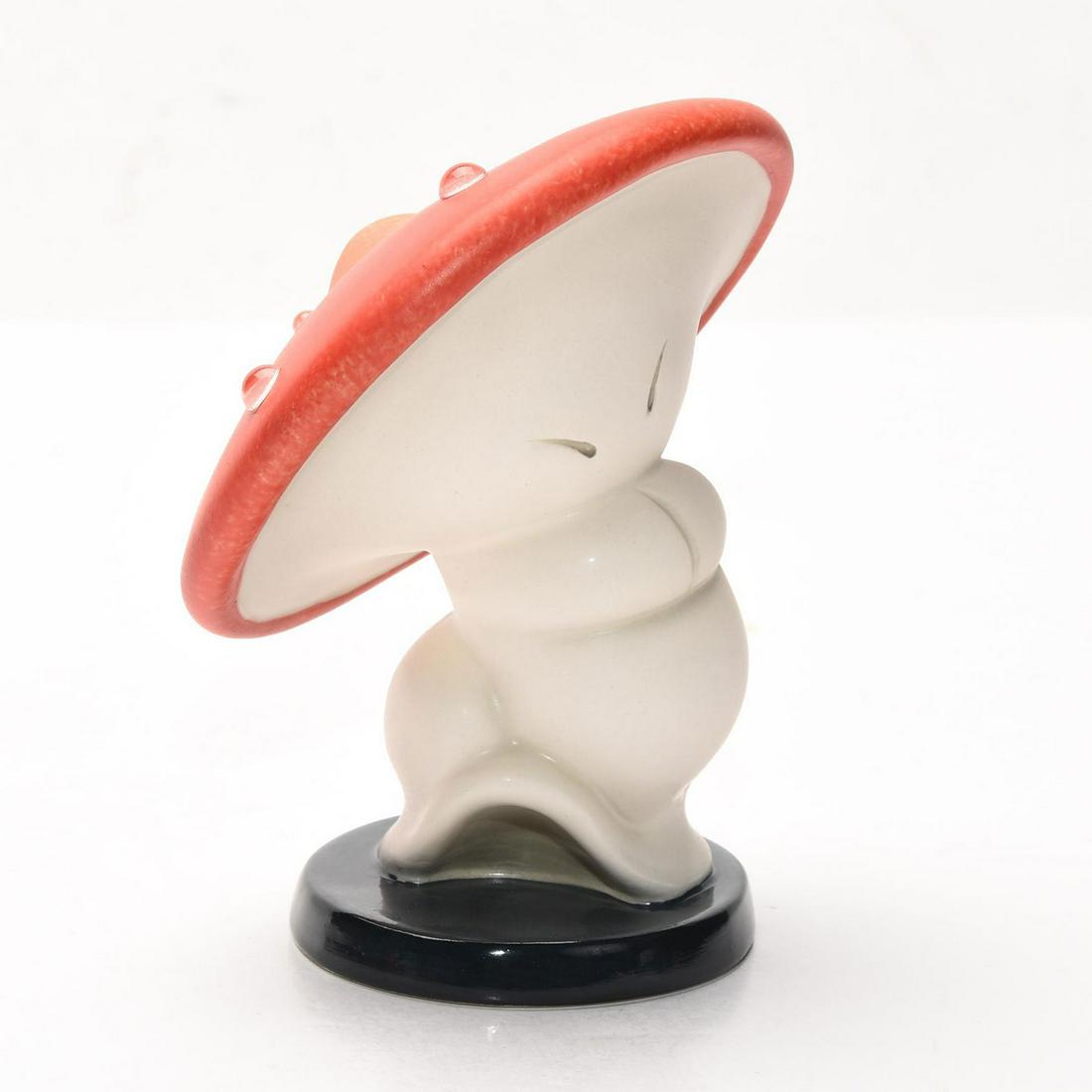 DISNEY CLASSICS FANTASIA FIGURINE, LARGE MUSHROOM: Mushroom dancer from the 1940 animated film. DISNEY backstamp. Stamped to base WALT DISNEY CLASSICS COLLECTION FANTASIA MUSHROOM DANCER. Certificate of Authenticity. Collectors Box. Issued: c. 1993 Di