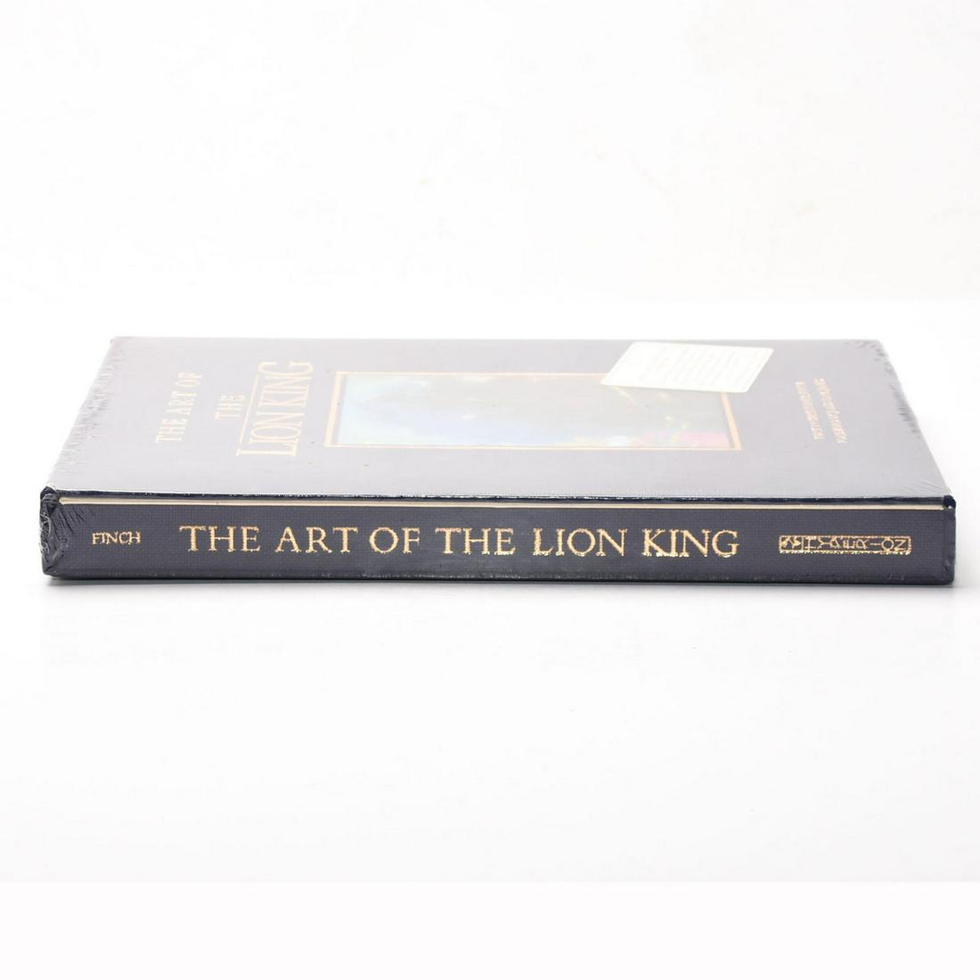 BOOK, THE ART OF THE LION KING BY CHRISTOPHER FINCH: Limited edition, 192 pp., 250 color illustr., two color foldouts. A beautifully illustrated Limited Edition coffee table book in a protective cover. 250 full color illustrations, two color foldout spr