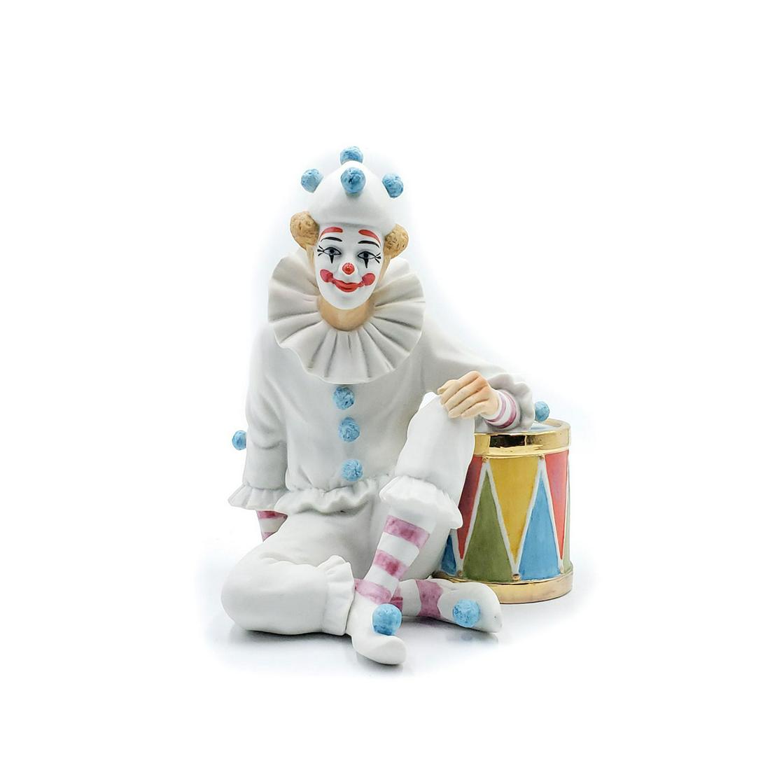 DOULTON INTERNATIONAL FIGURINE, BETWEEN ACTS: Carnival of Clowns series. Ltd. Ed. 2864 of 3500. Artist: Ben Black Issued: 1983 Dimensions: 7"H Manufacturer: Doulton International Country of Origin: Japan
