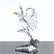 SWAROVSKI SILVER CRYSTAL FIGURE, BALD EAGLE