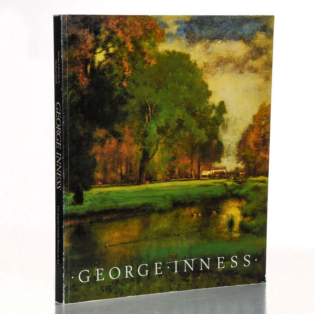 BOOK, GEORGE INNESS BY NICHOLAS CIKOVSKY JR.: Soft cover 214 pp. Dozens of color and b&w illustrations. Issued: 1985 Dimensions: 12.25"H x 10.25"W Manufacturer: Harper & Row Country of Origin: United States