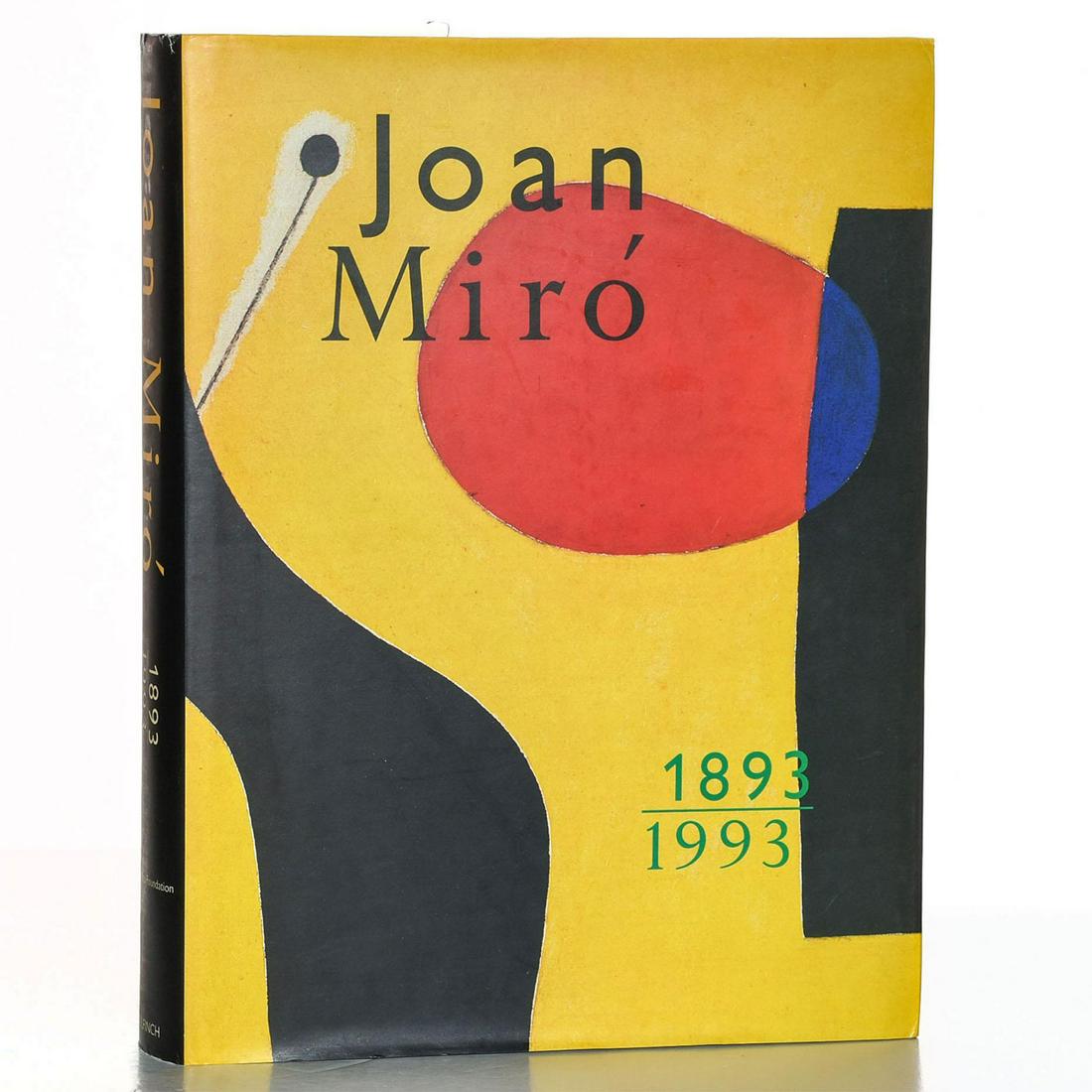 BOOK, JOAN MIRO 1893-1993: Hard cover 534 pp. Over 430 color illustrations. Issued: 1993 Dimensions: 12.5"H x 9.5"W Manufacturer: Little, Brown & Co. Country of Origin: United States