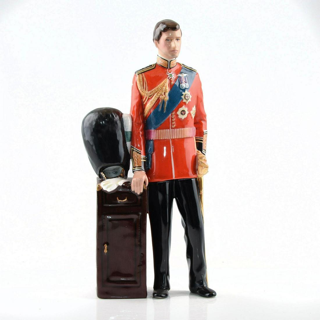 PRINCE OF WALES HN2884 - ROYAL DOULTON FIGURINE: Artist: Eric J. Griffiths Artist: Eric J. Griffiths Issued: 1981; Ltd. 1500 Dimensions: 8"H Manufacturer: Royal Doulton