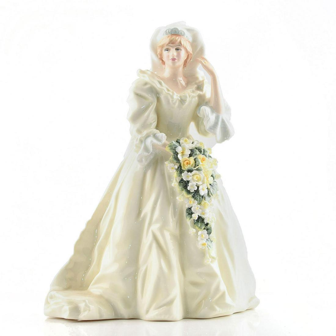 PRINCESS OF WALES HN2887 - ROYAL DOULTON FIGURINE: Artist: Eric J. Griffiths Artist: Eric J. Griffiths Issued: 1982; Ltd. 1,500 Dimensions: 7.75"H Manufacturer: Royal Doulton Country of Origin: England