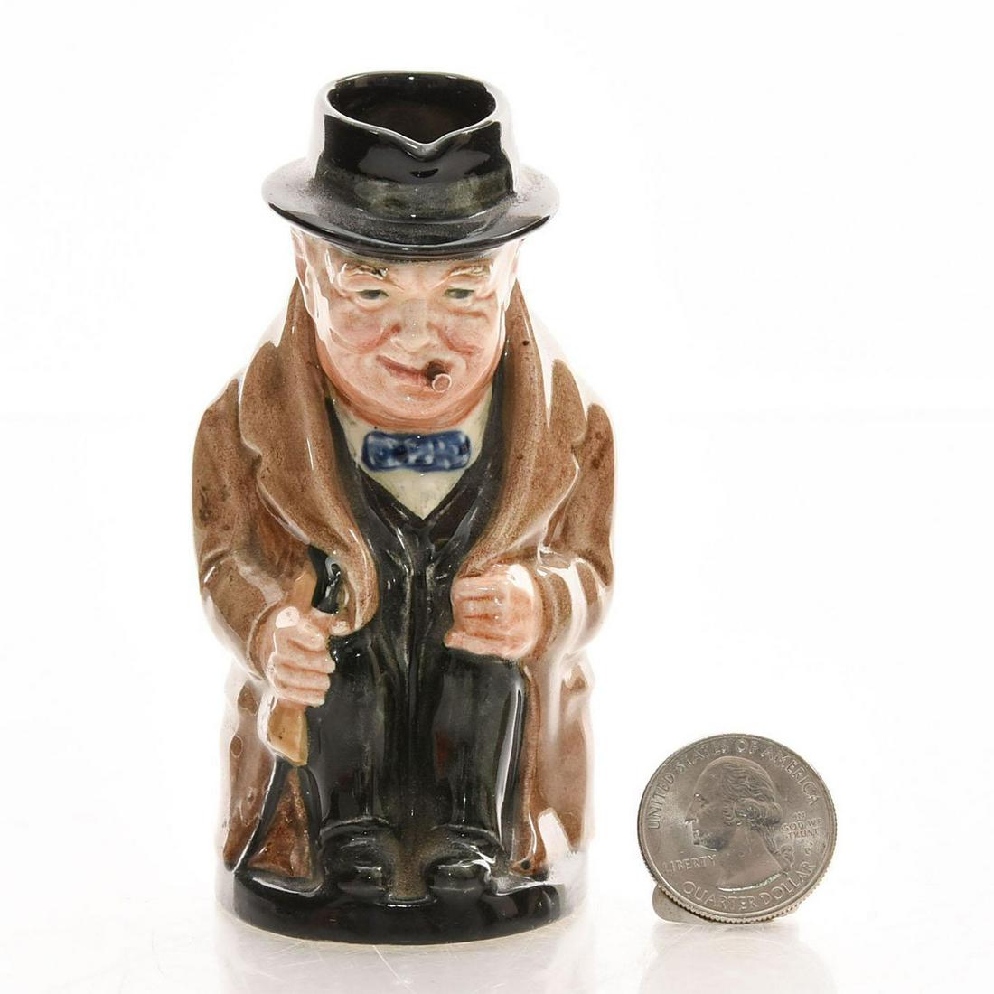WINSTON CHURCHILL D6175 - ROYAL DOULTON TOBY JUG (1 of 2)