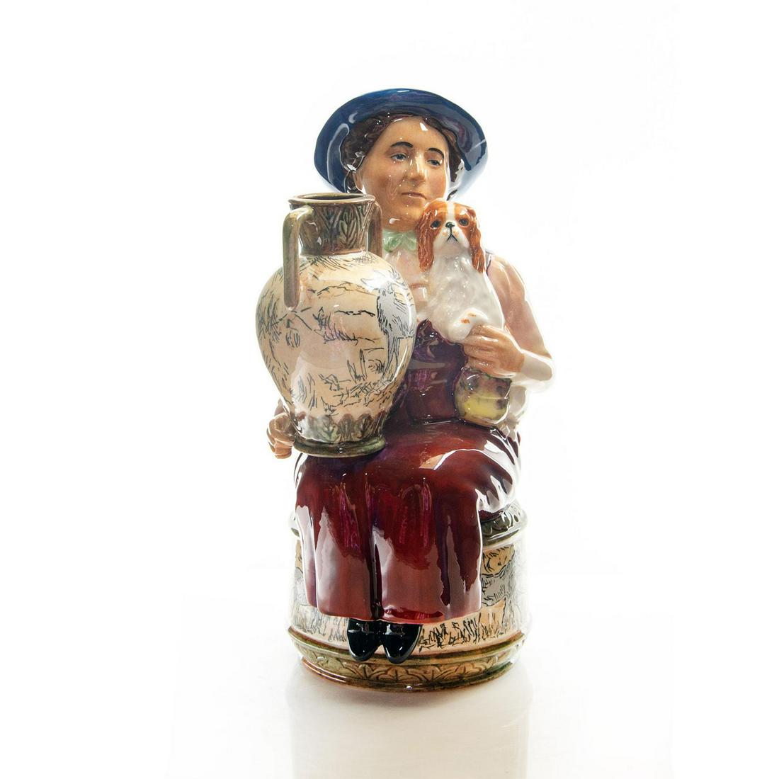 KEVIN FRANCIS CERAMICS TOBY JUG, HANNAH BARLOW: Limited edition 114 of 350. Hand made and hand painted. Kevin Francis backstamp. Artist: Douglas V. Tootle Issued: 20th c. Dimensions: 9.25"H Manufacturer: Kevin Francis Ceramics Country of Origin: En