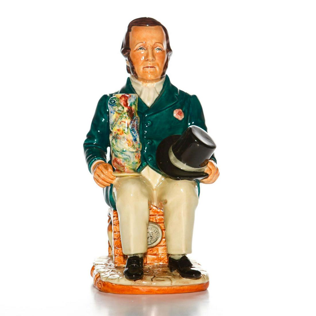 KEVIN FRANCIS TOBY JUG, SIR HENRY DOULTON: Stamped Kevin Francis, with edition information to bottom. Hand painted jug honoring the famous owner of Royal Doulton ceramics. Artist: Douglas V. Tootle Issued: 20th c. Dimensions: 8.75"H Edition Nu