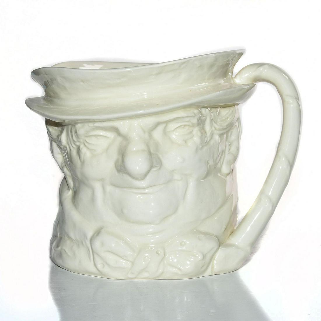 UNDECORATED LG ROYAL DOULTON JUG, TONY WELLER D5531 (1 of 3)