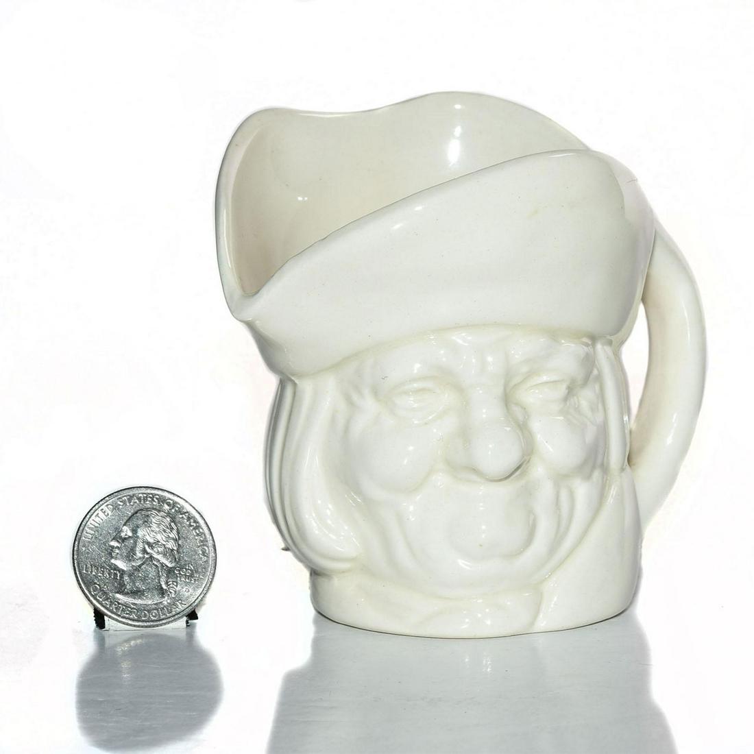 UNDECORATED SM ROYAL DOULTON JUG, TOBY PHILPOTS D5737 (1 of 3)