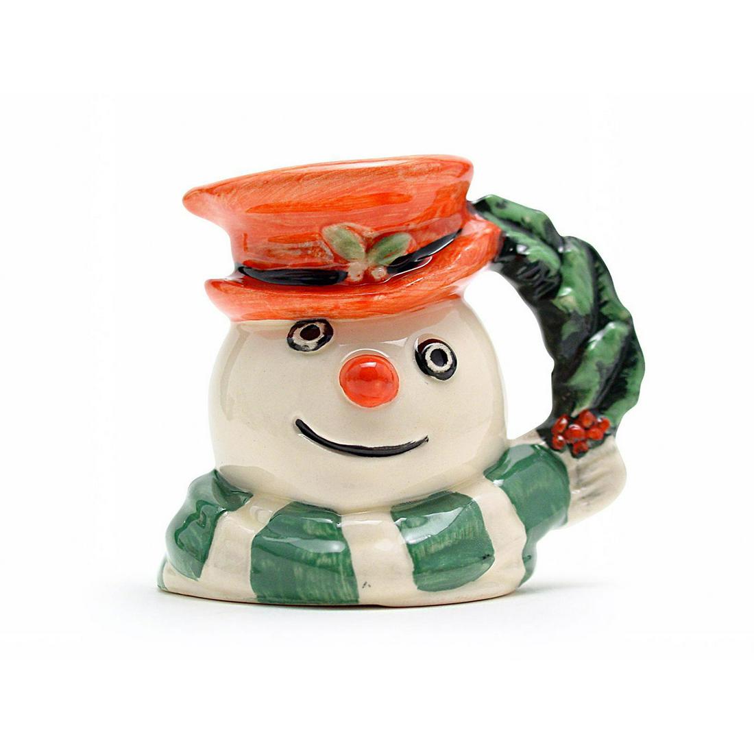 SNOWMAN HOLLY AND BERRIES D7062 - MINI - ROYAL DOULTON (1 of 1)