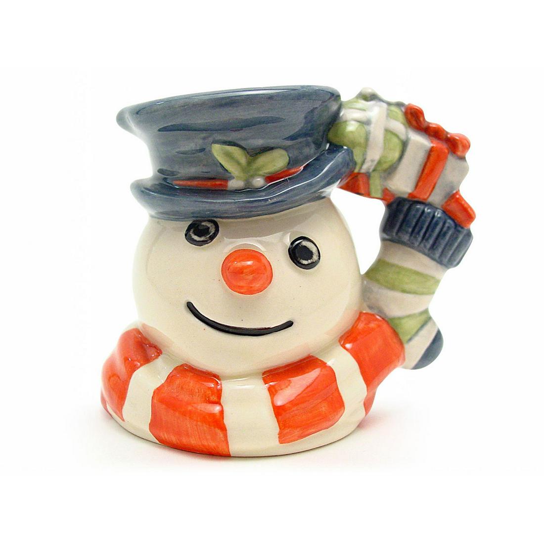 SNOWMAN D7124 - MINI - ROYAL DOULTON CHARACTER JUG (1 of 1)