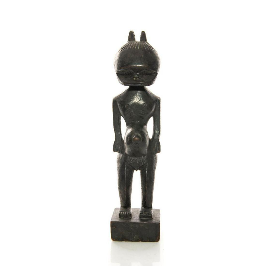 TEAK WOOD AFRICAN TRIBAL ART CARVING (1 of 5)